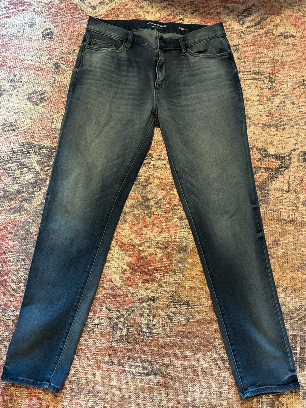 Banana Republic Men's Slim Jeans in Faded Dark Blue